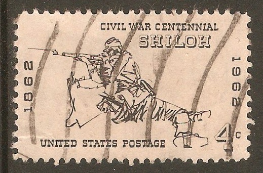 United States 1961 4c Civil War Series. SG1178.